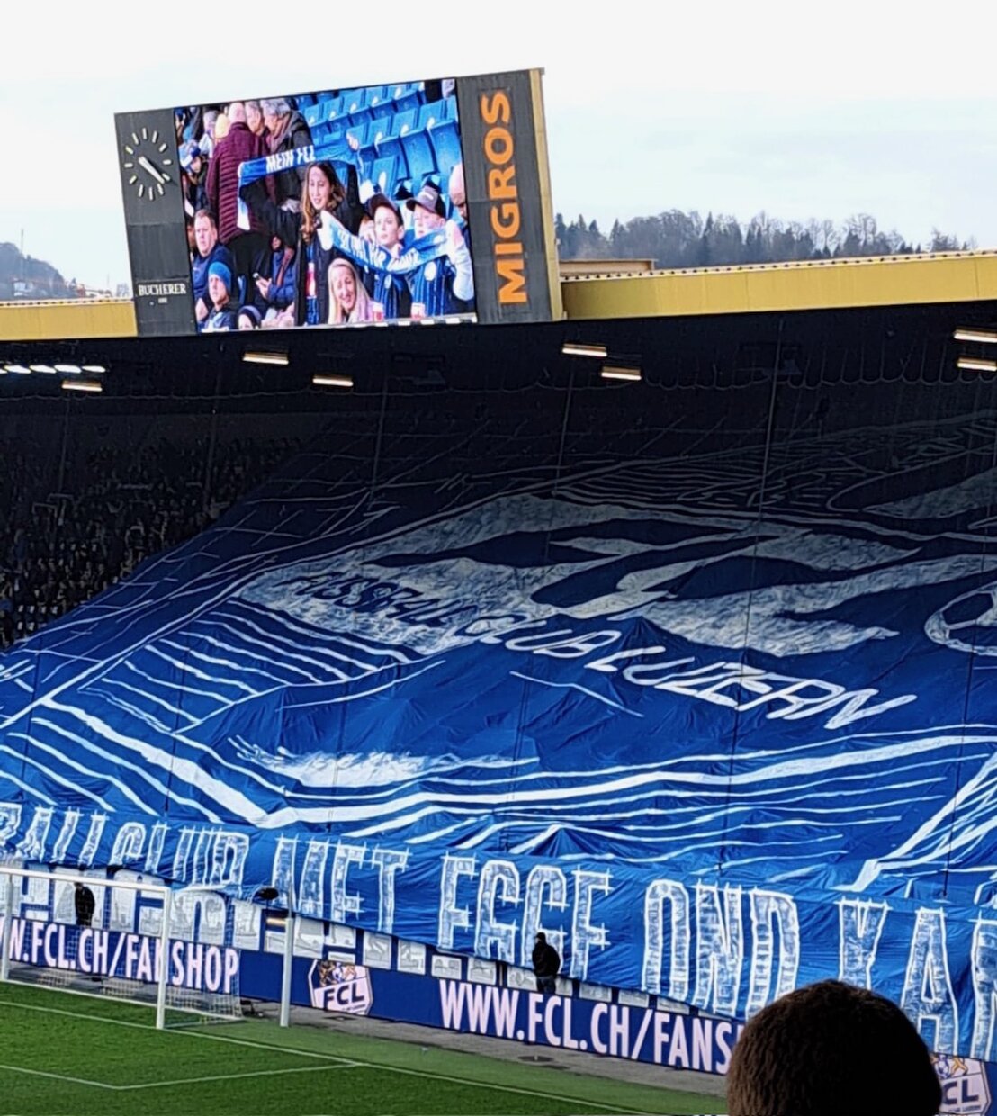 Choreografie im Heimstadion
